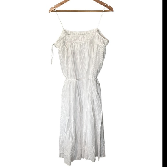 AYR The Easy Breezy Dress Japanese Shadow Striped Cotton - Picture 8 of 14